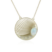 9K Welo Opal Gold Necklace (Ornaments by de Melo)