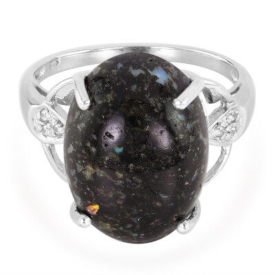 Leopard Opal Silver Ring