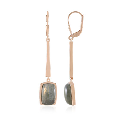 Copper Maniry Labradorite Silver Earrings (KM by Juwelo)