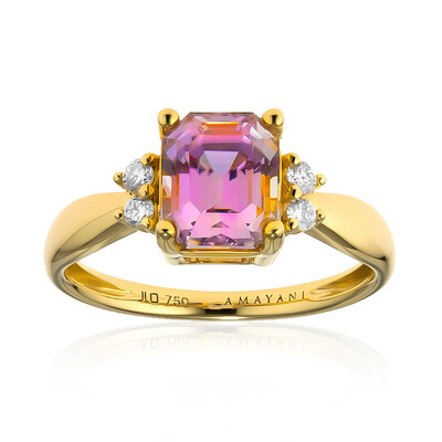 18K Pink Diaspore Gold Ring (AMAYANI)