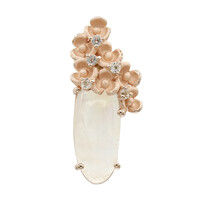 Rainbow Moonstone Silver Pendant