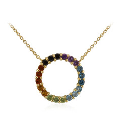 Swiss Blue Topaz Silver Necklace