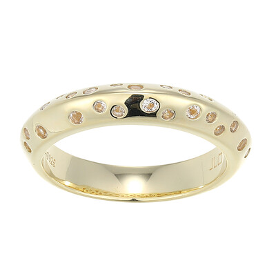 White Topaz Silver Ring (Adela Silber)