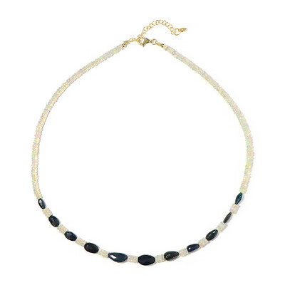 Mezezo Opal Silver Necklace