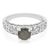 Romanian Spectrolite Silver Ring