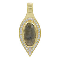 Labradorite Silver Pendant