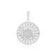Zircon Silver Pendant