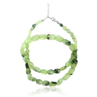 Prehnite Silver Necklace