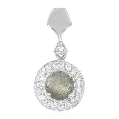 Romanian Spectrolite Silver Pendant