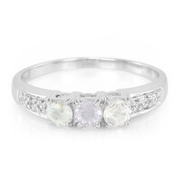 Cuprian Tourmaline Silver Ring