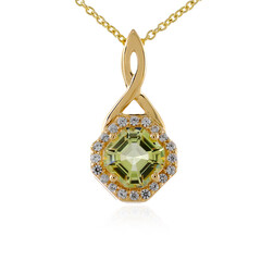 9K Tourmaline Gold Necklace