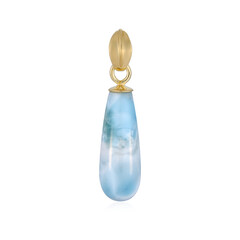 Larimar Silver Pendant