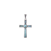 Larimar Silver Pendant