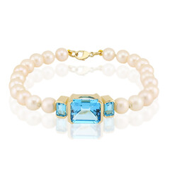 9K Marambaia Topaz Gold Bracelet (Michelle Albala)