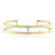 I3 (J) Diamond Silver Bangle