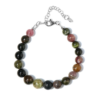 Fancy Tourmaline Silver Bracelet