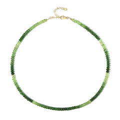 Tanzanian Tsavorite Silver Necklace
