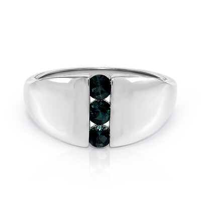 Indicolite Silver Ring