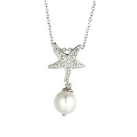 Freshwater pearl Silver Necklace