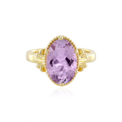 Rose de France Amethyst Silver Ring