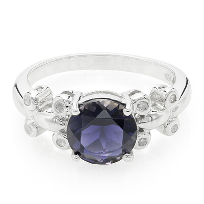 Ceylon Iolite Silver Ring