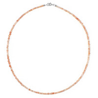 Sunstone Silver Necklace