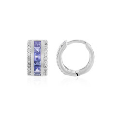 Tanzanite Silver Earrings