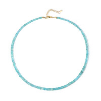 Blue Apatite Silver Necklace