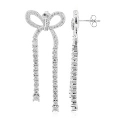 Zircon Silver Earrings