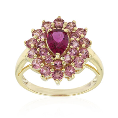 10K Rubellite Gold Ring