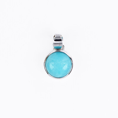 Amazonite Silver Pendant