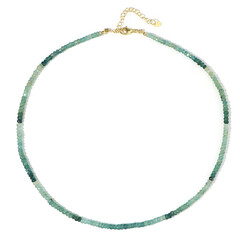 Grandidierite Silver Necklace