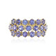 9K AAA Tanzanite Gold Ring (de Melo)