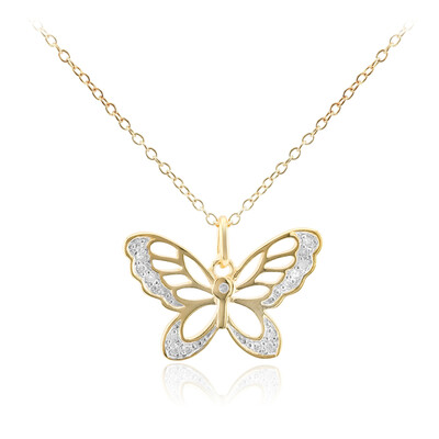 I3 (I) Diamond Silver Necklace