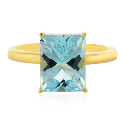 Sky Blue Topaz Silver Ring