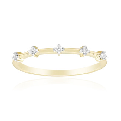 9K SI1 (G) Diamond Gold Ring (Annette)