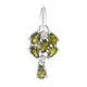 Cuprian Tourmaline Silver Pendant