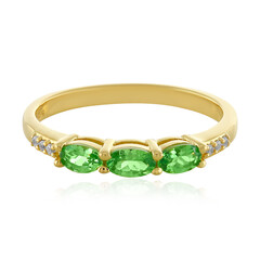 Tsavorite Silver Ring