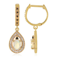 Welo Opal Silver Earrings