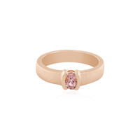 Pink Tourmaline Silver Ring