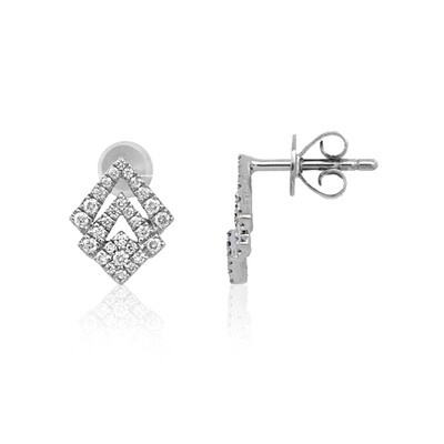 Flawless (F) Diamond Platinum Earrings (LUCENT DIAMONDS)