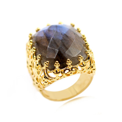 Labradorite Silver Ring (Dallas Prince Designs)