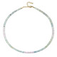 Fancy Beryl Silver Necklace