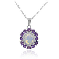 Welo Opal Silver Necklace