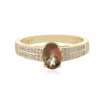 9K Oregon Sunstone Gold Ring