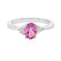 Anniversary Topaz Silver Ring