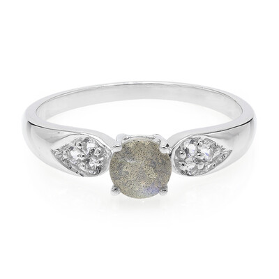 Romanian Spectrolite Silver Ring