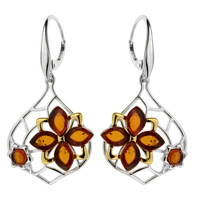 Baltic Amber Silver Earrings (dagen)