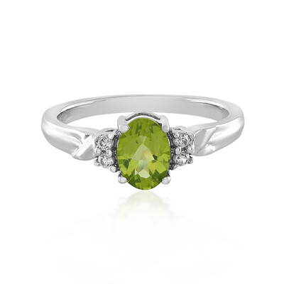 Arizona Peridot Silver Ring