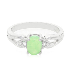 Chrysoprase Silver Ring
